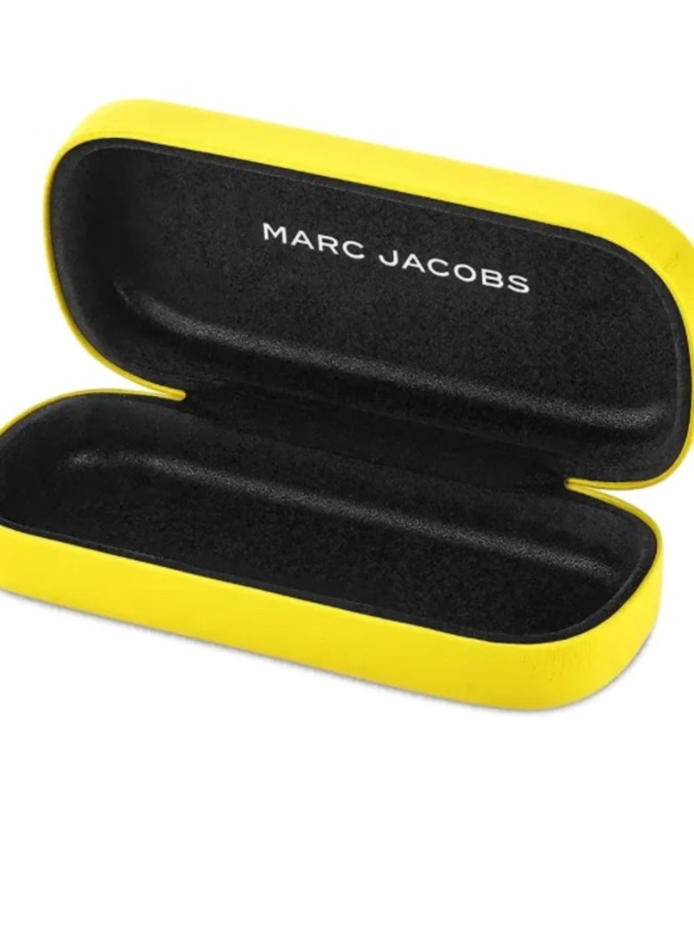 LMT: Marc Jacobs Bright Yellow Eyewear Case with Dust Cloth